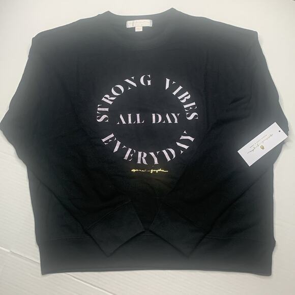 SPIRITUAL GANGSTER Strong Vibes Sweatshirt. Black. Medium - Picture 1 of 10